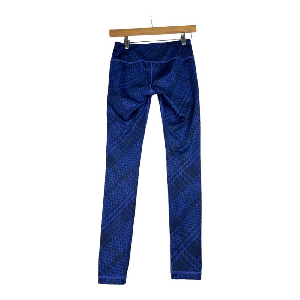 Athleta Reversible‎ Athletic Leggings sz XS Blue